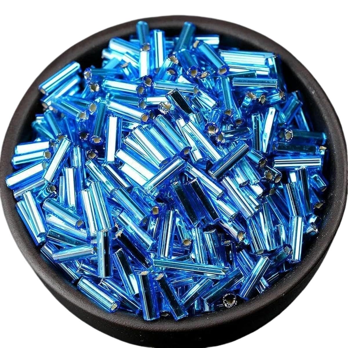 Zestaw do tworzenia bransoletek, szklane koraliki, koraliki rurkowe, 20 g (4,5 mm i 6 mm) luźne koraliki do samodzielnego wykonania biżuterii i zdobień do szycia