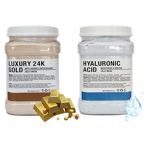 Fokiabin Máscara de gelatina hidratante de limpieza profunda, desintoxicante, curación y relajación, goma de modelado prémium para tratamientos