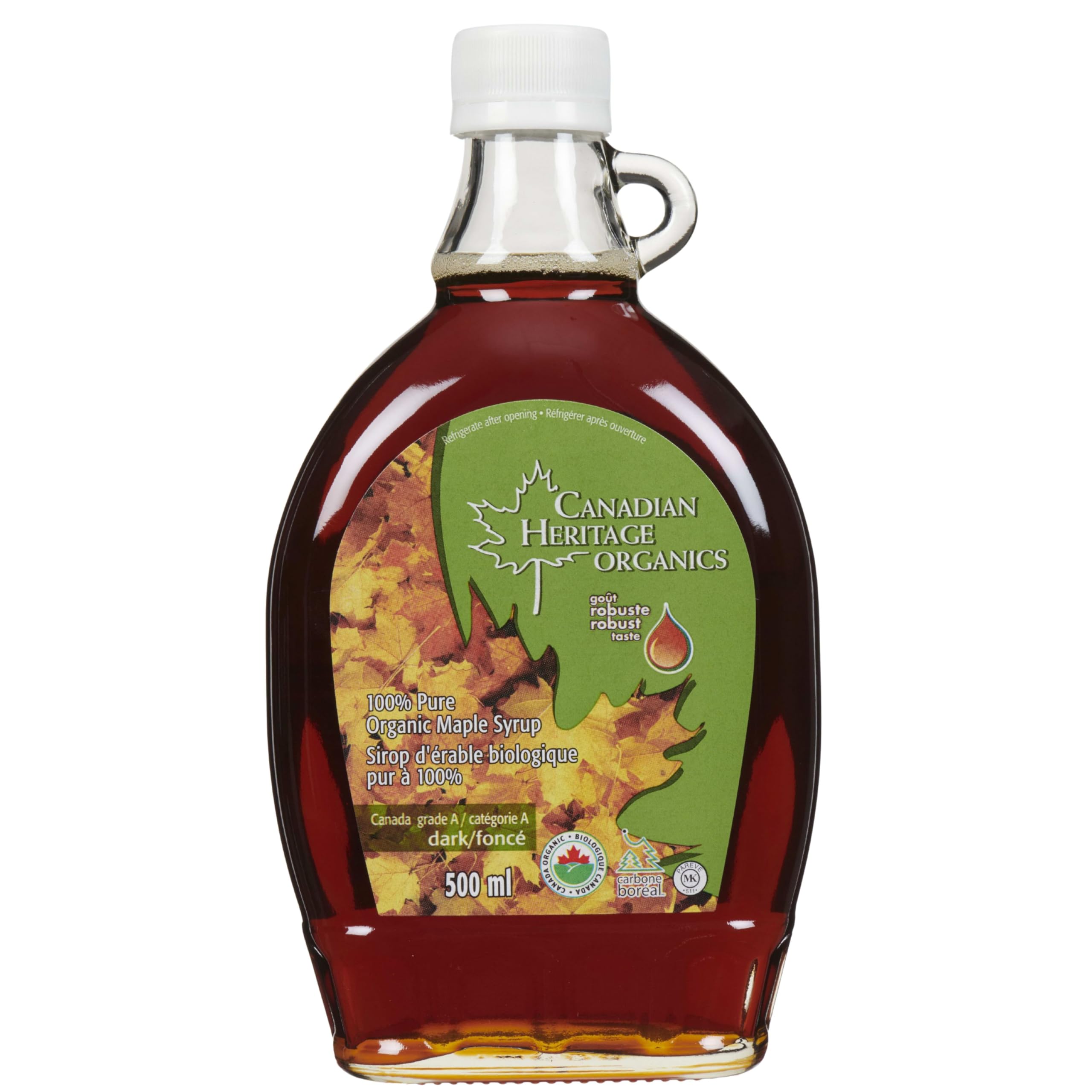 Canadian Heritage Organics® Organic Dark Maple Syrup, Medium No. 1