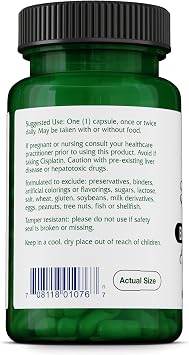 Vitanica Black Cohosh, Cimicifuga Extract Plus, Vegan, 60 Capsules
