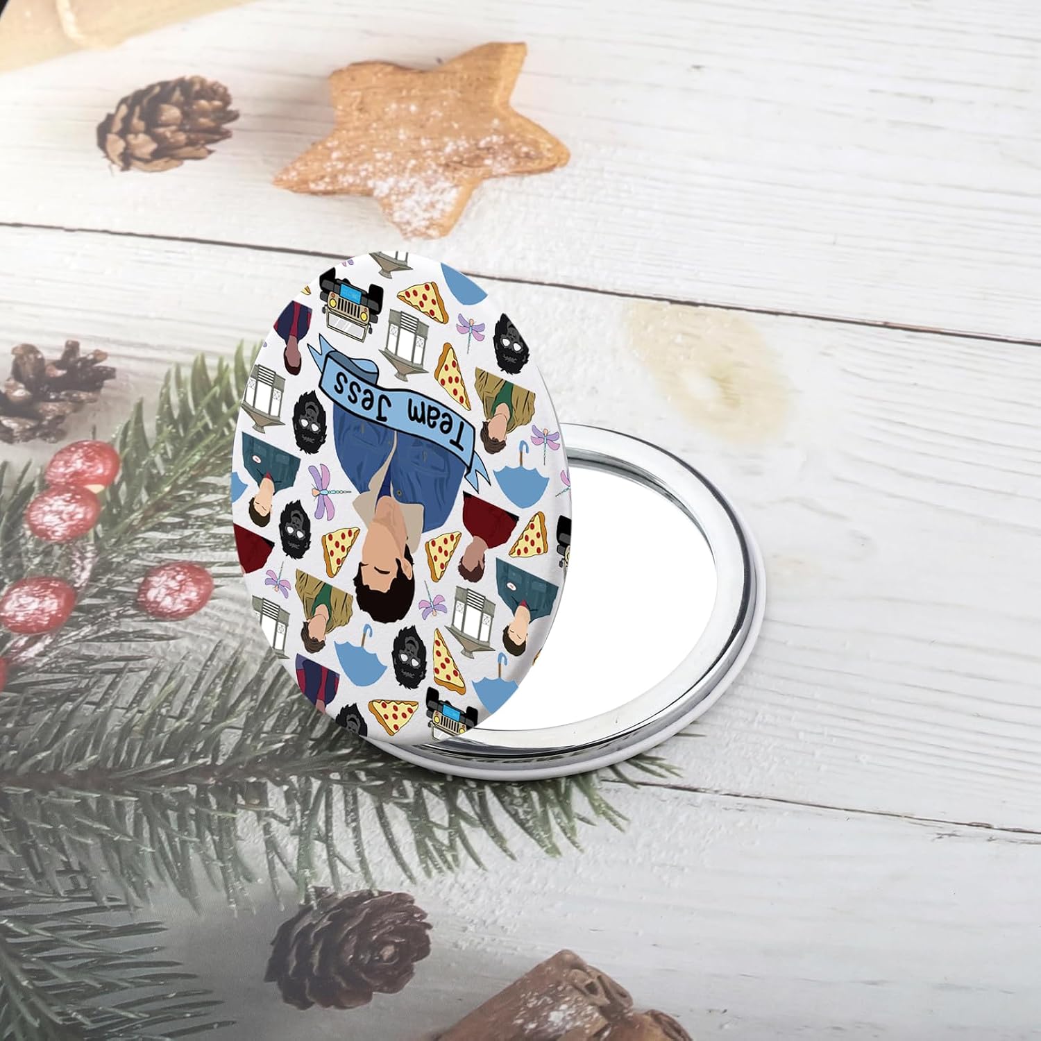 Zuo Bao Gilmore Inspired Gift Team Jess Makeup Mirror Jess Fans Gift (Team Jess) image 5