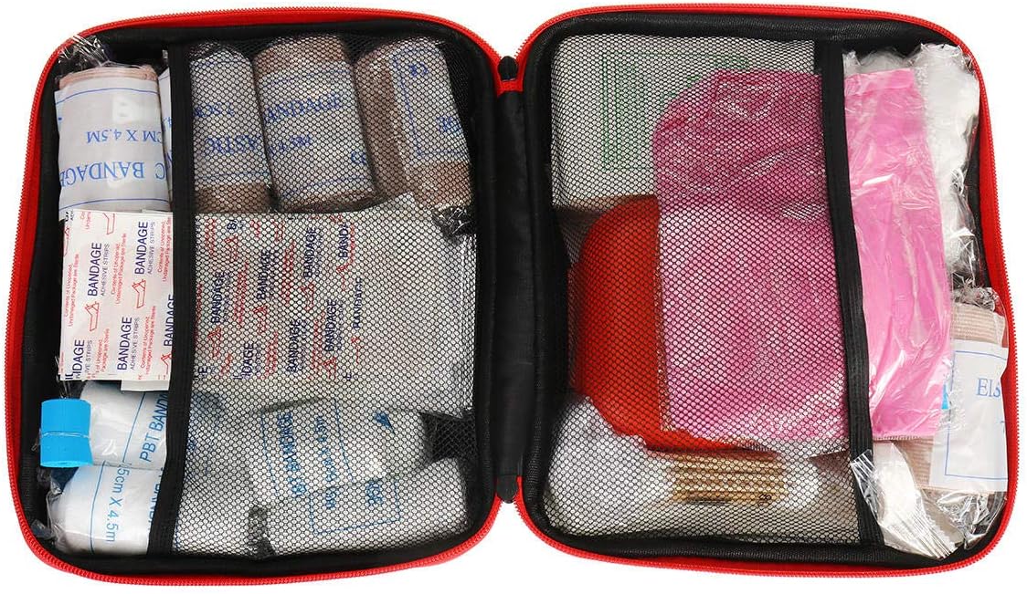 199Pcs Survival First Aid Kit Portable Outdoor Camping SOS Self-Defense Safety Emergency Tools Bag