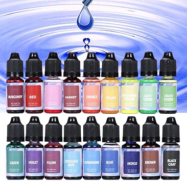 Liquid Candle Dye 18 Or 24 Colors High Concentration Safe Application