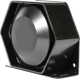 Ledqusa Frightener 100 Watt Emergency Vehicle Siren Speaker for High Performance Hazard Warning/Police, Fire Trucks, Ambulance Speakers System - Compact Speaker