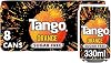 Tango Assorted Soft Drinks Multipack 8 x 330ml – Mixed Flavours Fizzy Soda Cans, Refreshing Carbonated Beverages (Orange Sugar Free)