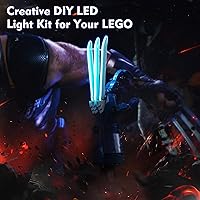 Vista 4 de Kit de luces LED compatible con Lego Wolverine's Adamantium Claws 76250, accesorios de iluminación de bricolaje compatibles con Lego 76250 juego