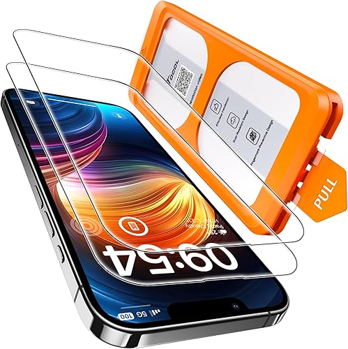 Miniatura 27 de TOCOL Protector de pantalla de privacidad para iPhone 15 9H+ dureza de vidrio templado cobertura completa Protector de pantalla fácil instalación 2