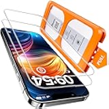 TOCOL for iPhone 14 Screen Protector 9H Hardness Military Grade Shatterproof HD Tempered Glass Full Coverage Easy Installation Case Friendly 2 Pack