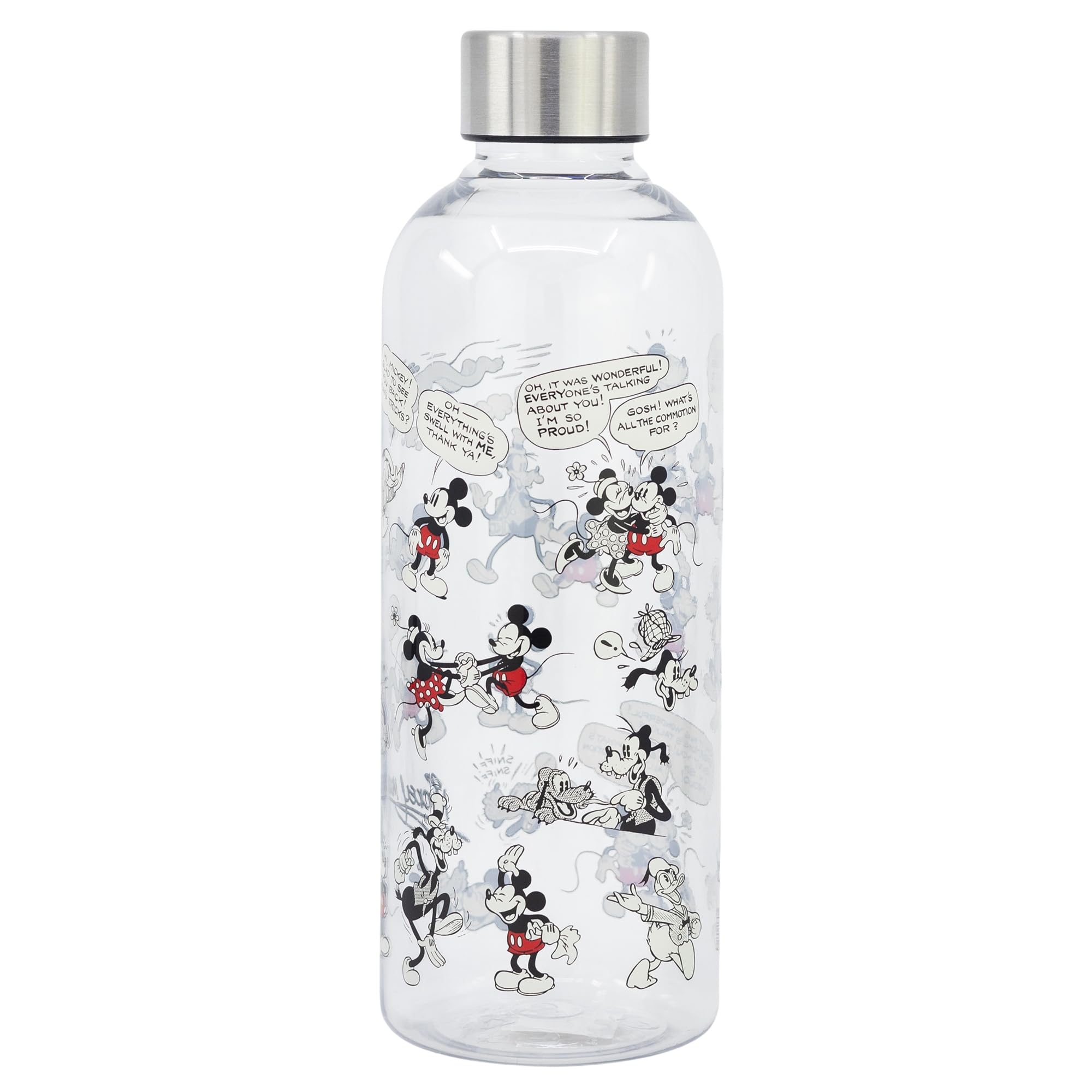 Mickey Mouse Trinkflasche Für Kids – 600 Ml, Aus Alu & Mit Sicherem Verschluss