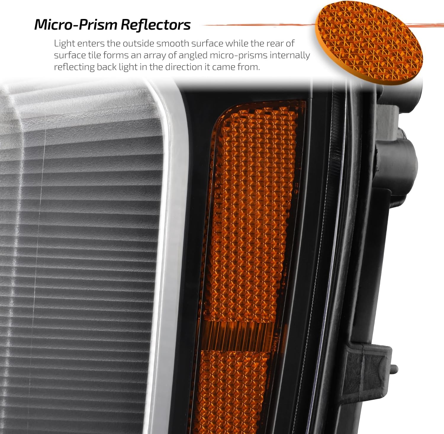 AKKON - Fit 2016-2019 GMC Sierra [HID/Xenon Model] w/LED DRL Projector Headlights Lamps OE Style Left Driver