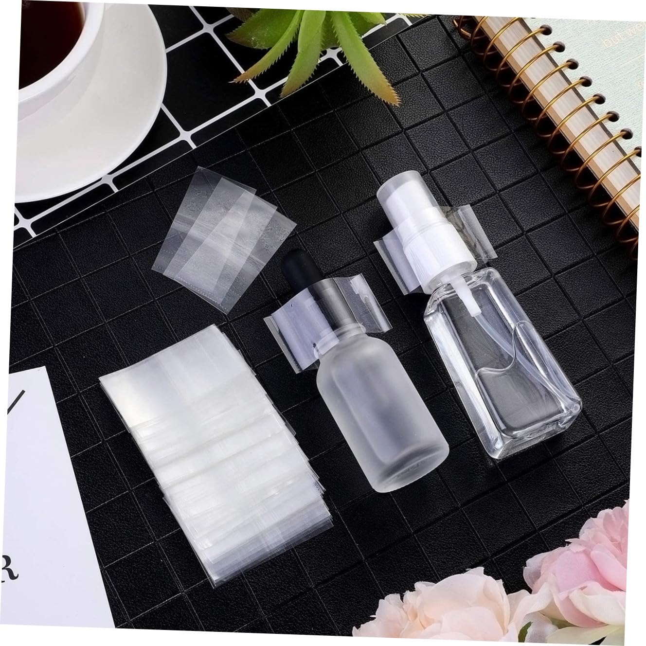 Homoyoyo 1000pcs PVC Heat Shrink Bags 3.5 X 5.5 Inches Heat Shrink Film Wrap for Household Packaging and Industrial Shipping Supplies