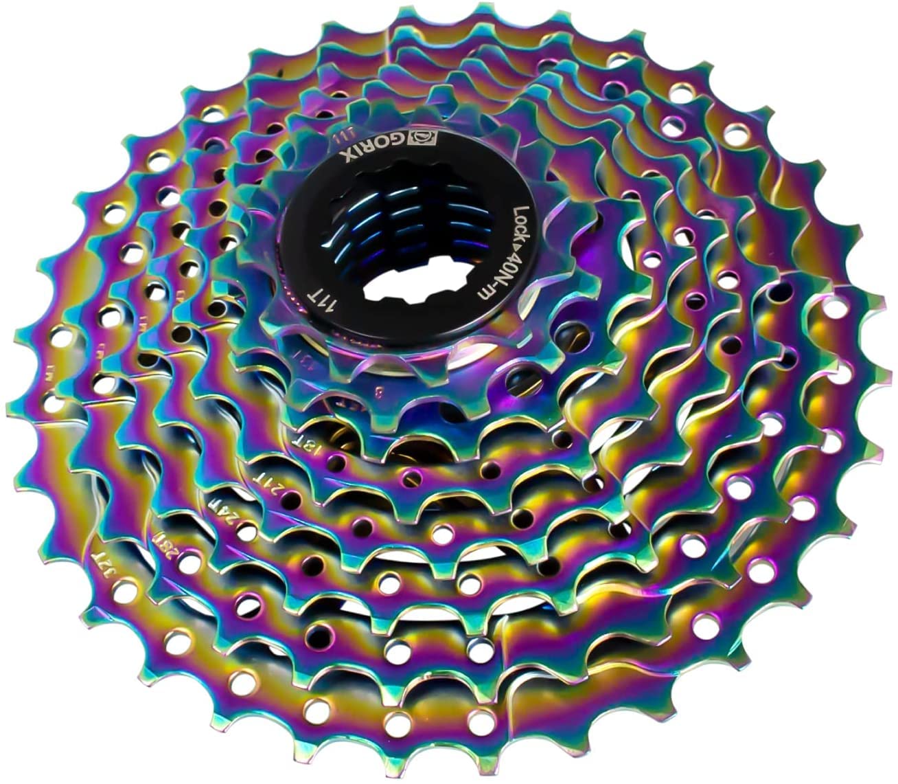 GORIX Bike Cassette Sprocket Oil Slick (GX-Cassette)