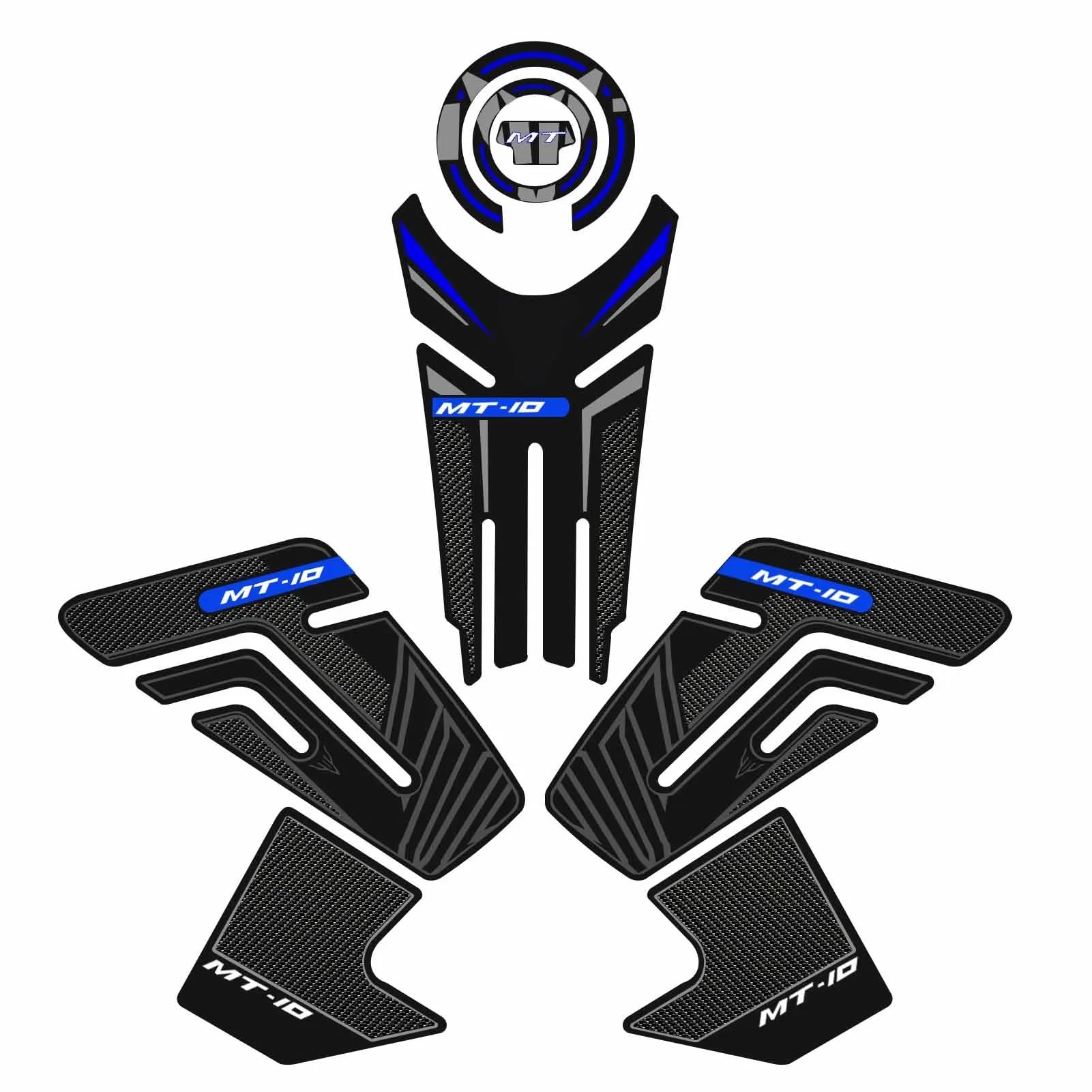 for Yamaha MT10 FZ10 FZ MT - 10 SP Motorcycle Stickers Decals Tank Pad Grips Gas Fuel Oil Kit Knee Protector Hyper Naked Bike