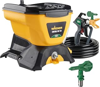 Wagner Control Pro 130 Power Tank Airless Paint Sprayer Kit - 55% Less Overspray, 1.5 Gal for Houses, Decks & Large Projects
