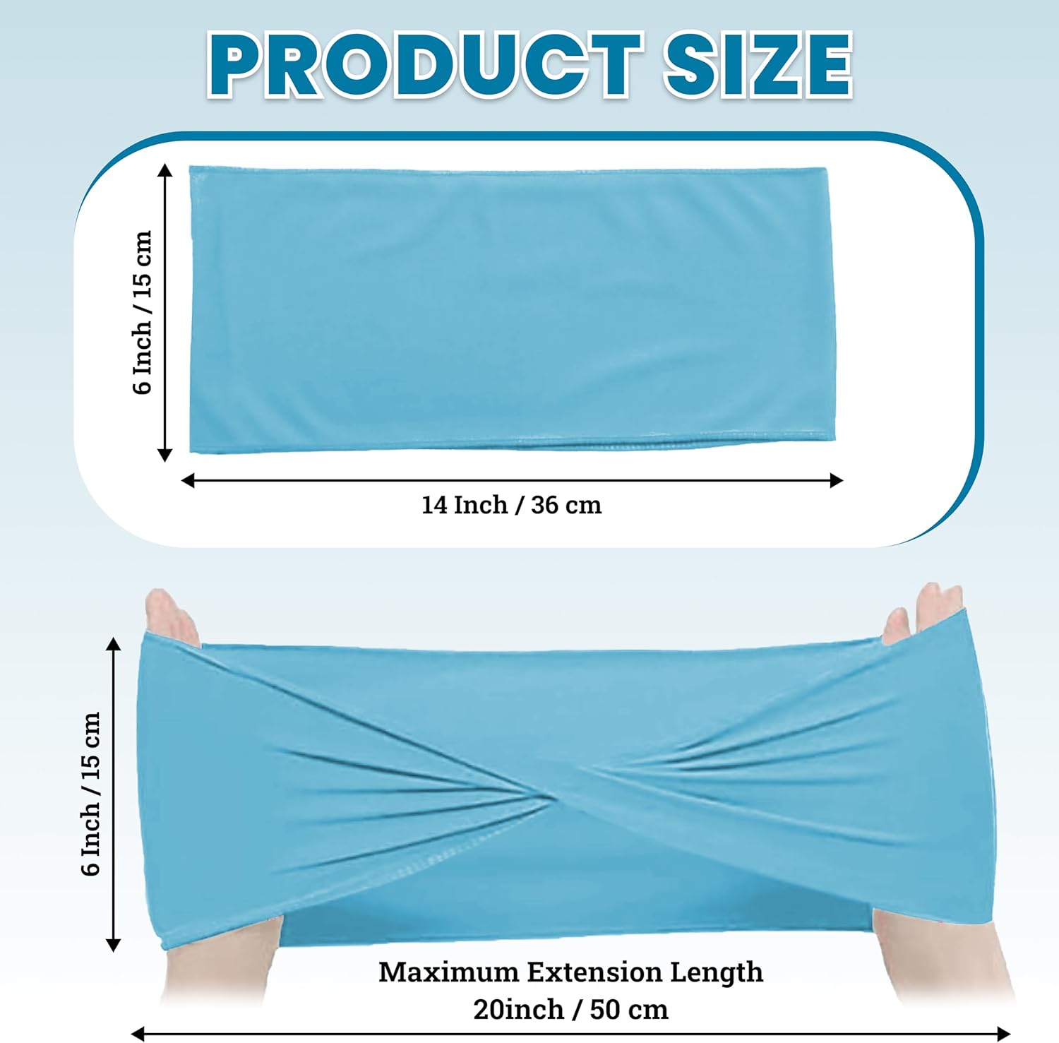 VDS Pack of 100 PCS | Blue | Spandex Chair Sashes Bows Without Buckle | Stretch Elastic Banquet Universal Folding Chair Band Tie with for Wedding Party Conference Celebration Event Decoration