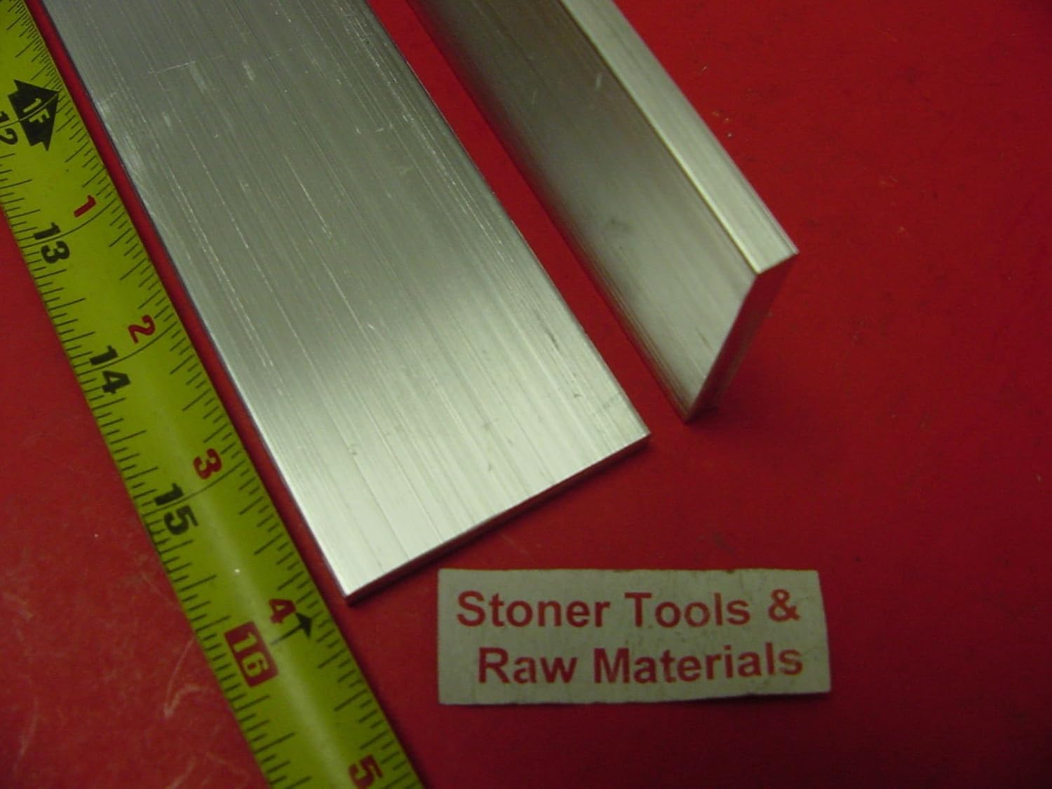 2 Pieces 1/4" X 2" Aluminum 6061 Flat BAR 16" Long T6511 .250" Plate Mill Stock