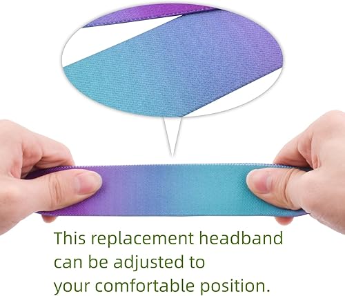 Vista 11 de Arctis7 - Diadema de repuesto de tela elástica, accesorios Arctis compatibles con SteelSeries Arctis 7 y Arctis Pro Gaming Auriculares (negro)