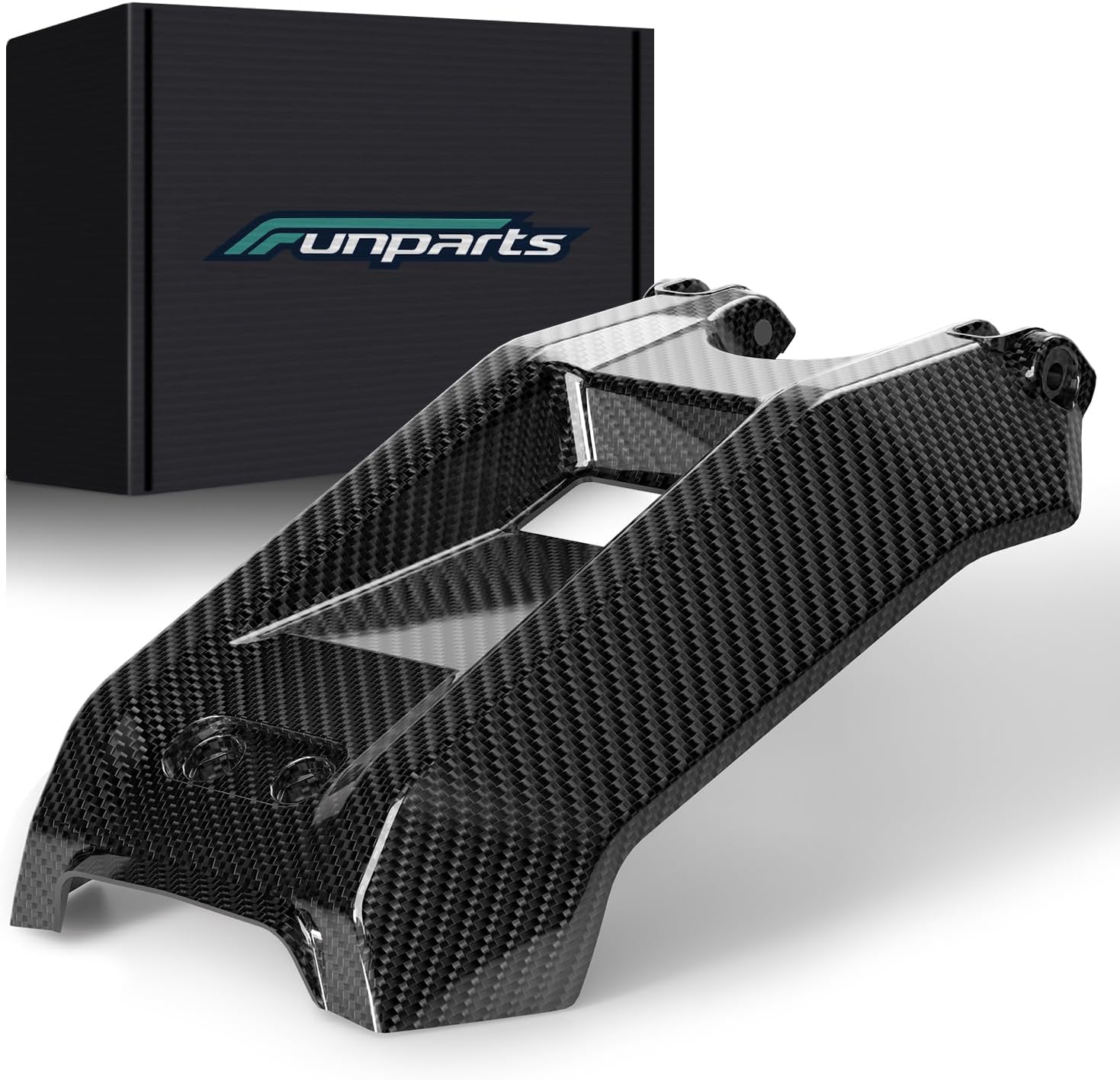 Funparts Battery Cover for Surron LBX,Carbon Fiber Battery Lid Guards Wrap for Sur Ron Light Bee X Electric Dirt Bike Vehicle Covers Black