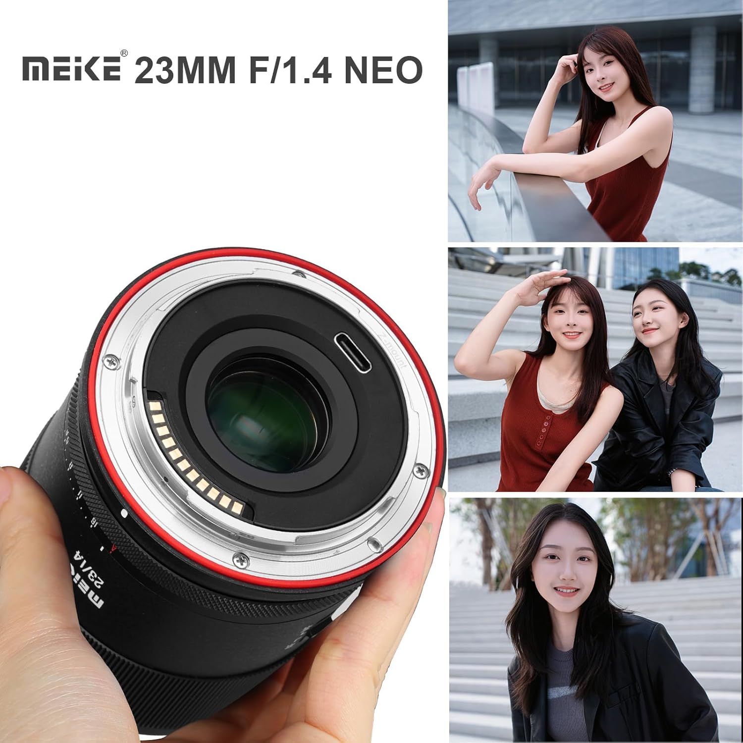 Meike 23mm F1.4 Ultra Wide Angle APS-C Frame STM Auto Focus Lens Fixed Prime Portrait Lenses for Nikon Z Mount Mirrorless Cameras Z30 Z50 Z fc and for Z5 Z6 Z7 Z9 Z6II Z6III Z7II Under APS-C Mode