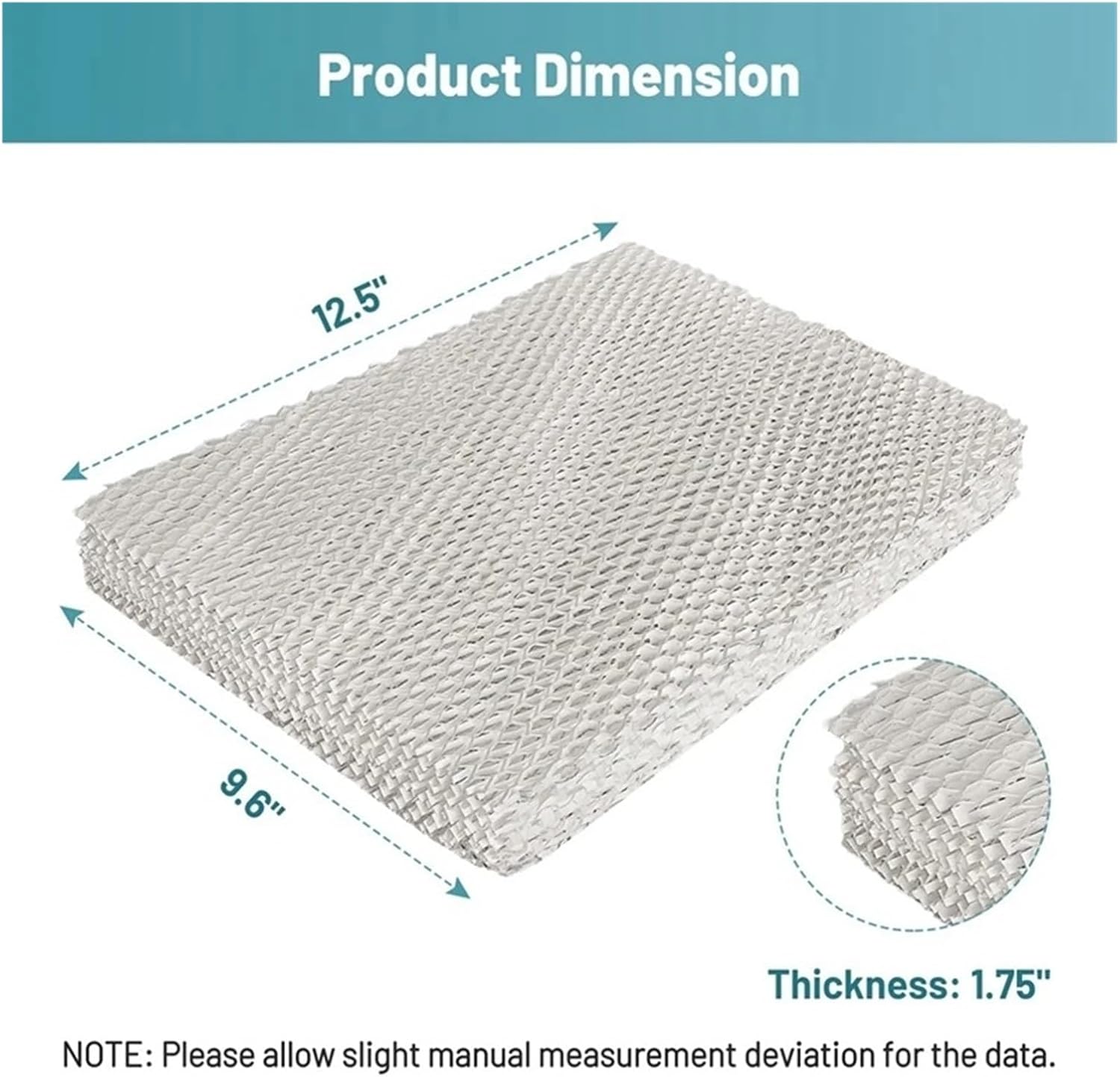 Humidifier Filter Waterpad A35,Compatible For Aprilaire,350,560,600,35 Water Panel Replace,Compatible For Honeywell,HC26P Humidifiers 2Pcs,Parts