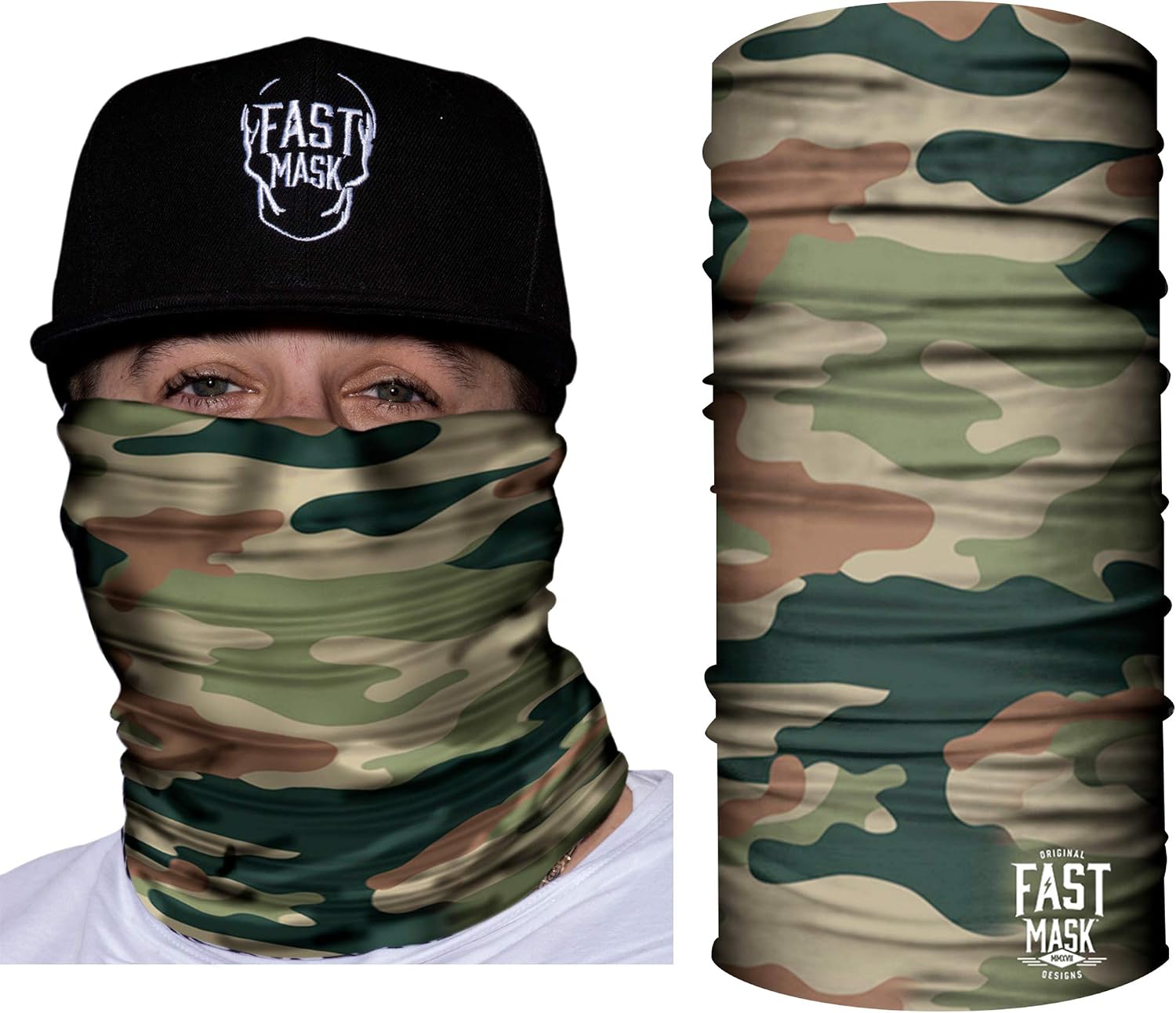 Tubular Bandanas With Face Shielding Protection Unisex - Camo
