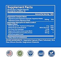 Vista 8 de Selerb Paquete de suplementos NAD+ y complejo de magnesio para hombres, 90 + 60 cápsulas