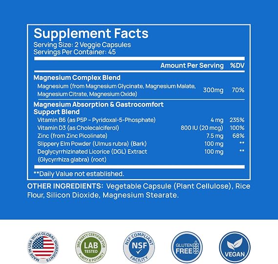 Selerb NAD+ Supplements for Men & Magnesium Complex