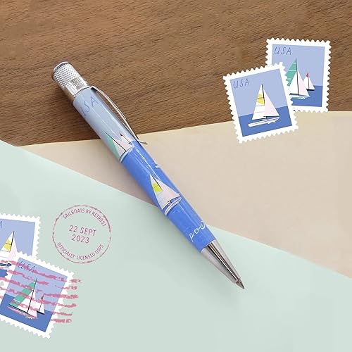 Miniatura 3 de Retro 1951 Limited USPS Rollerball Pen Veleros Sello '23