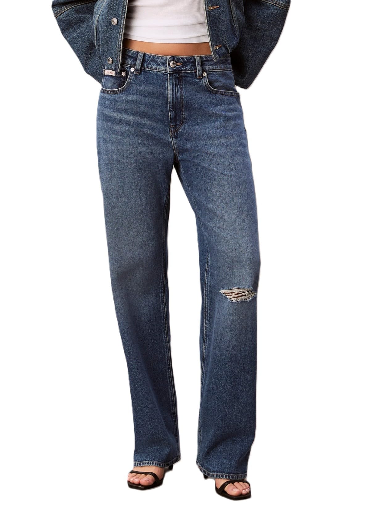 Womens 90s Straight Jeans