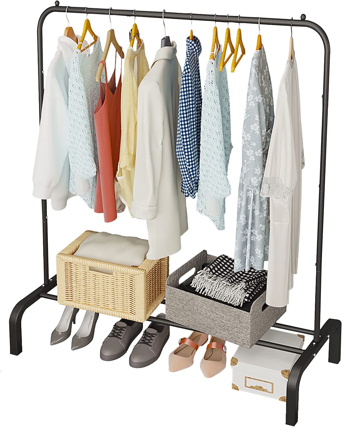 Buy Modern Garment Rack, Metal Clothes Rack Retail Display Clothes