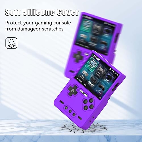 Miniatura 4 de Funda protectora de silicona para consola de juegos Trimui Brick Retro solamente, accesorios de ladrillo Trimui de piel suave, funda TrimuiBrick