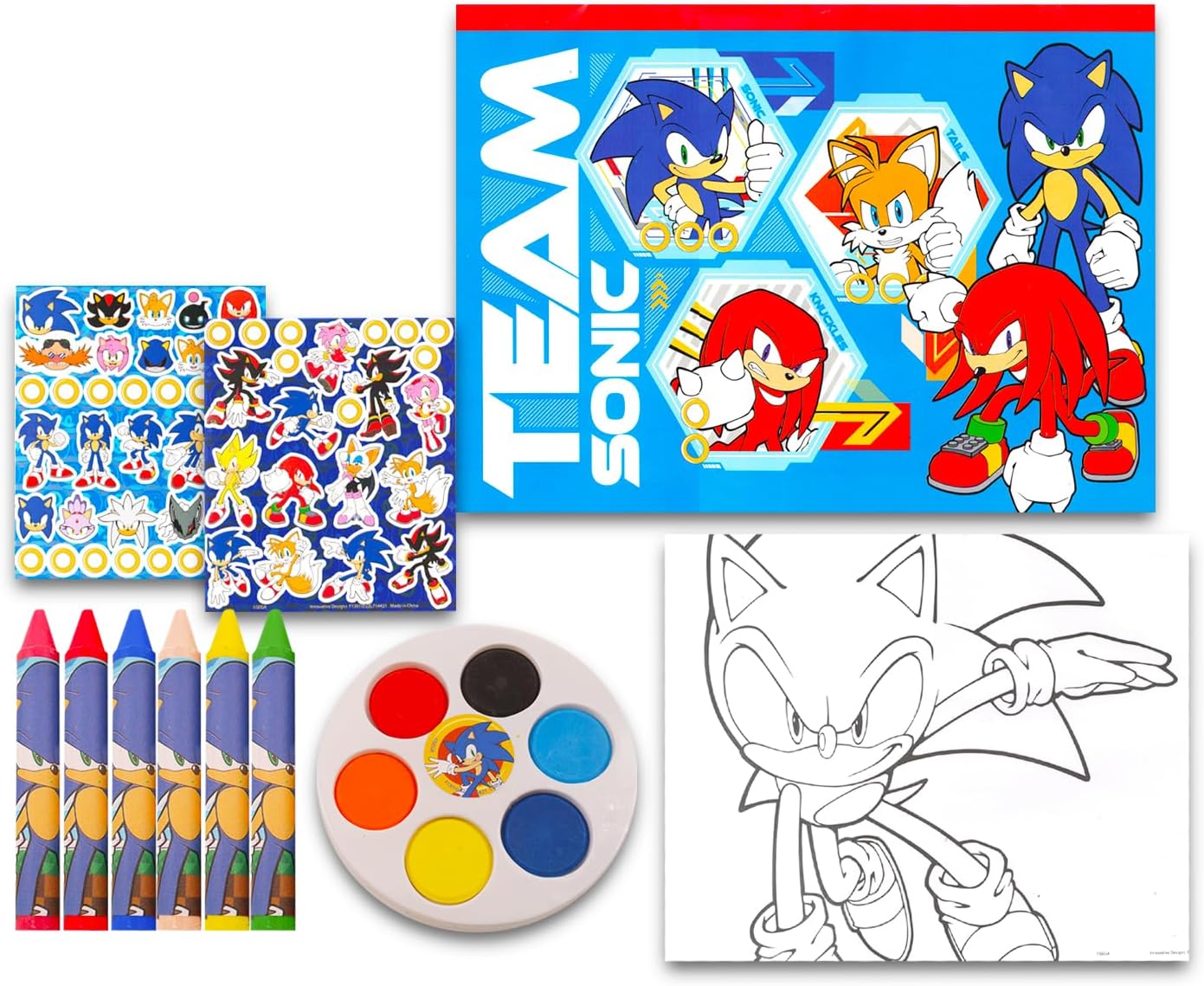 Sonic Hedgehog Drawing Painting Boys Sonic