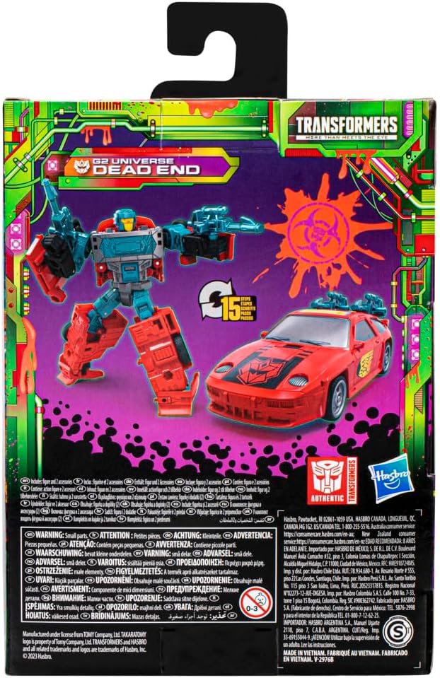 Hasbro Transformers Generations Legacy Evolution Deluxe Class action figurine G2 Universe Dead End 14 cm, Black (F7515)