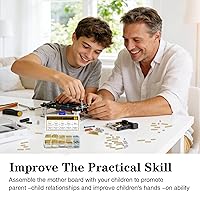 Vista 5 de Kit de 400 Piezas de Separadores y Tornillos y Tuercas M2 para Placa Base, Separadores Espaciadores de Latón Hexagonales Macho-Hembra, Tornillos