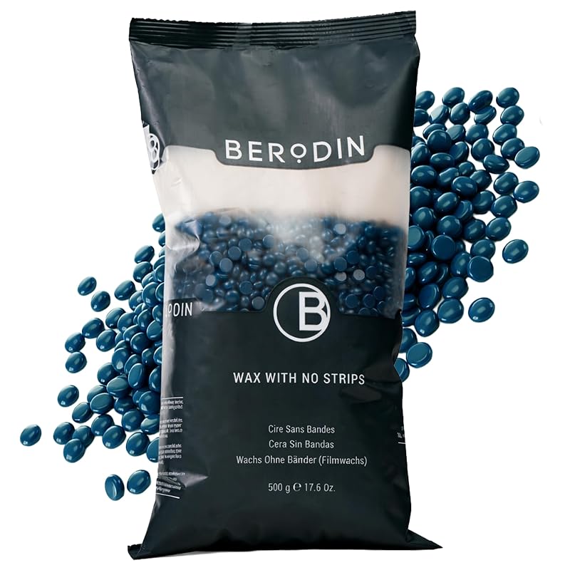 Berodin Blue Cera Dura em Grânulos para Depilação, 500 g