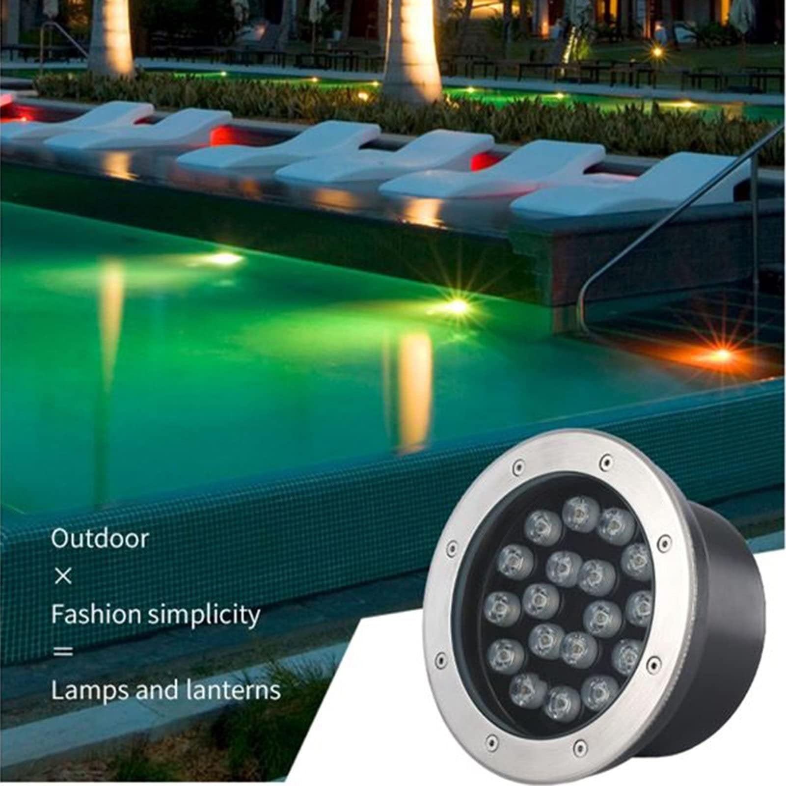 Faretto Subacquei - Luce Da Immersione A LED, Faretto Subacqueo Impermeabile IP68, Faretto LED Da Incasso Per Esterni A Bassa Tensione 24V, Faretto Da Incasso Per Esterni Da Incasso ( Color : Purple ,