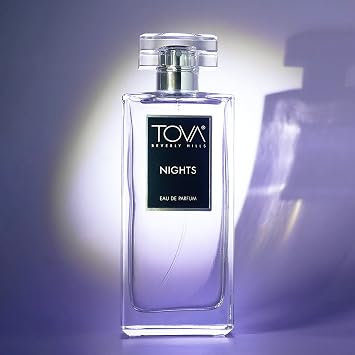 Tova Nights Eau de Parfum Award-Winning Floral Musk Perfume for Women Pear & Woods Scent USA-Made & Cruelty-Free 3.4 fl oz