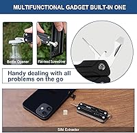 Vista 5 de NexTool Mini multiherramienta - Llavero 9 en 1 multiherramienta con alicates de punta de aguja, tijeras, extractor SIM y destornilladores