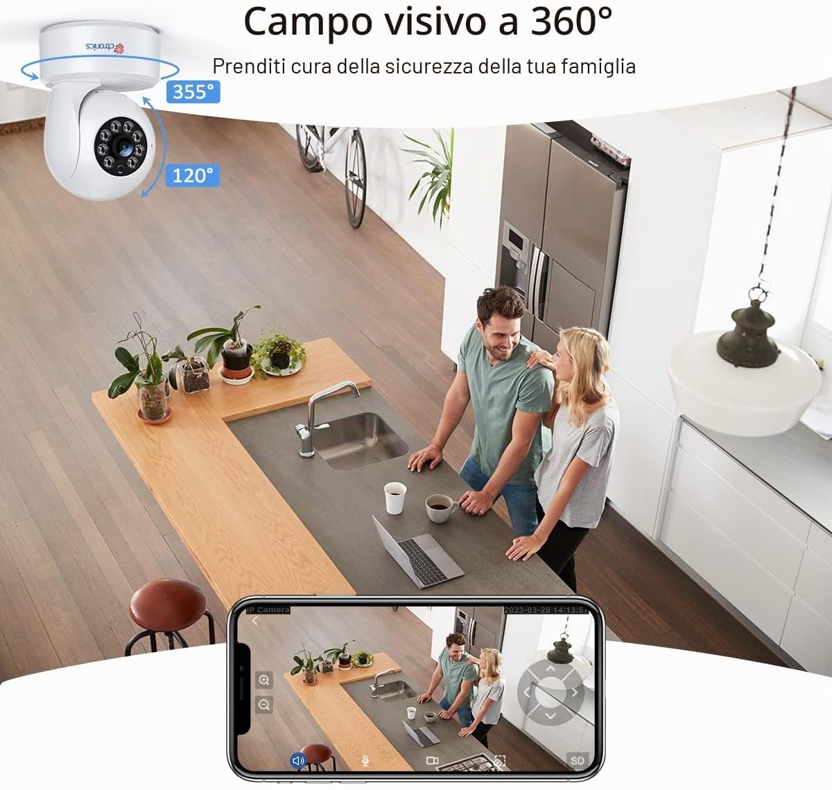 Human Detection and Auto Tracking in action