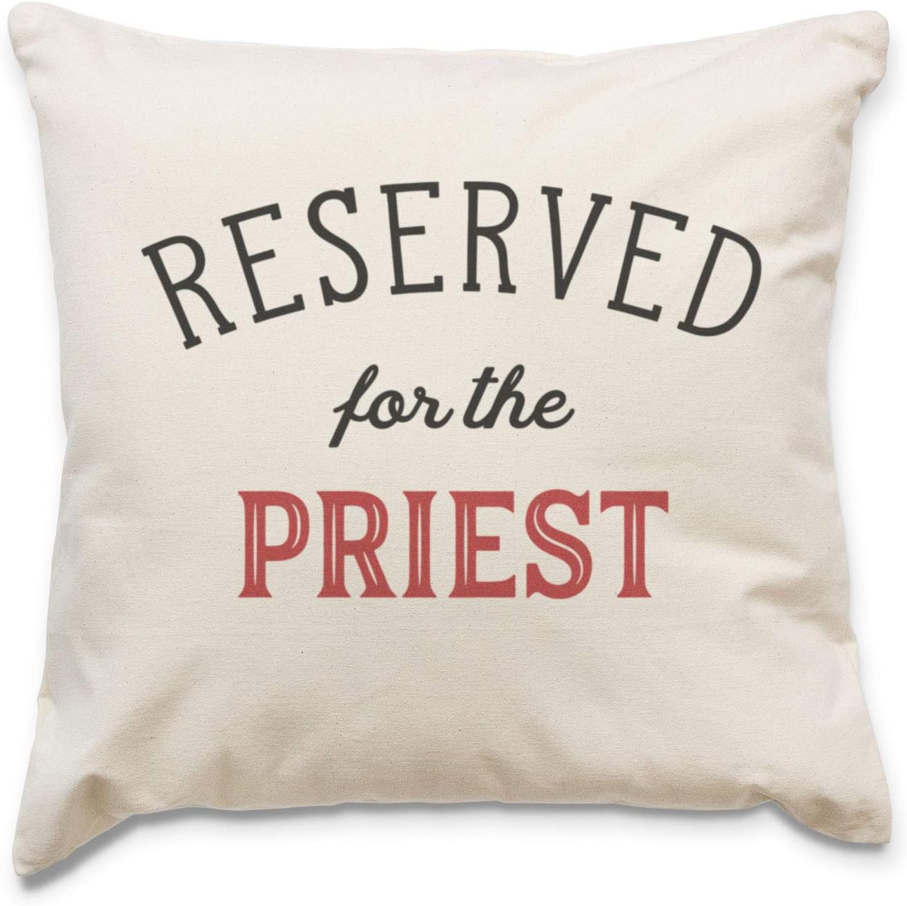 Big Red EggRESERVED FOR THE PRIEST Cushion Cover - Gift Present