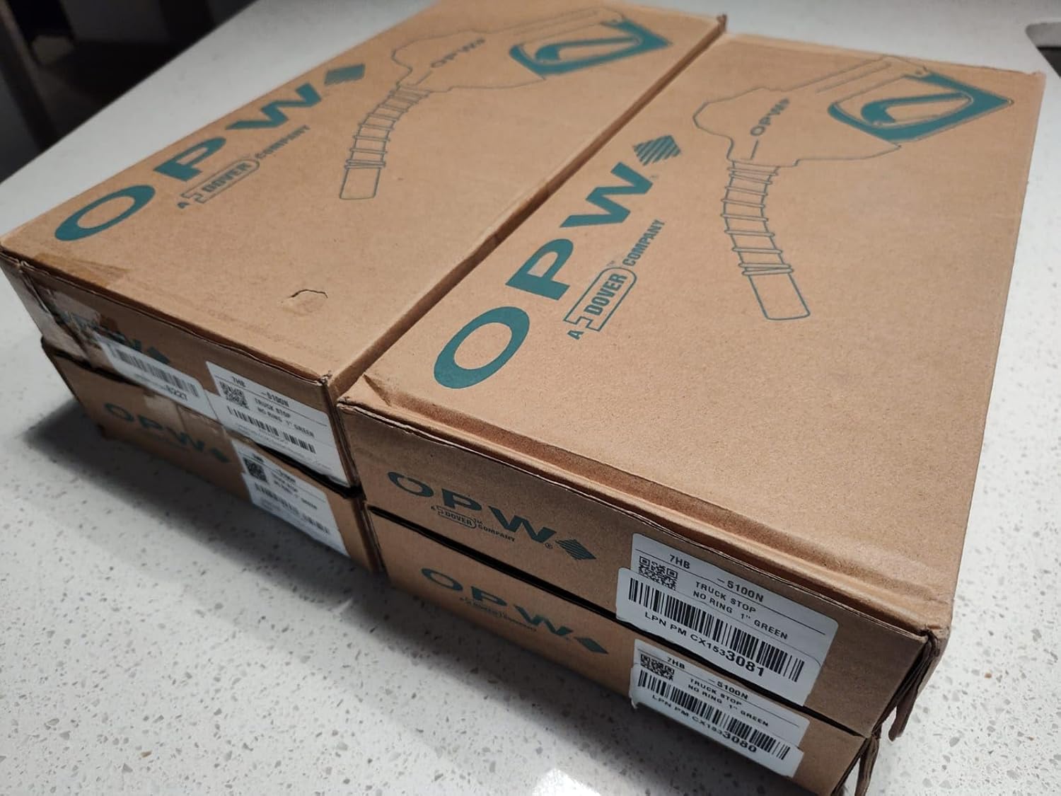 OPW7HB-0100 Diesel Nozzle, 1", Green (2-(Pack))