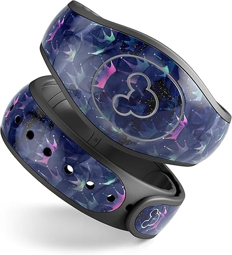 Design Skinz Adhesivo adhesivo de ágata con diseño de canica animal Space resistente a los arañazos, compatible con Disney MagicBand+ (MagicBand no