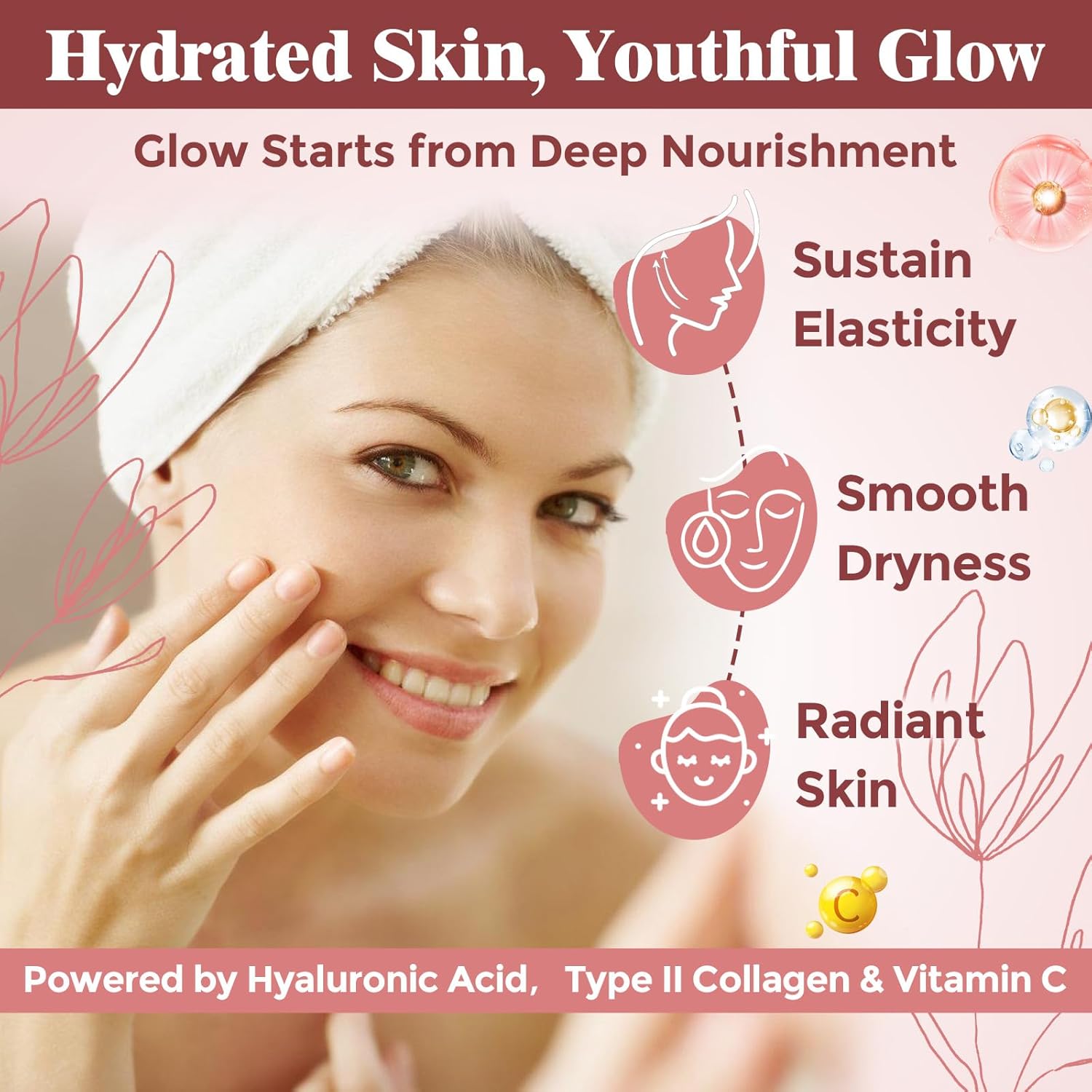 Joint Supplements for Women OsteoCII Renew Triple Strength – Advanced Joint, Bone & Skin Formula – Collagen, Glucosamine, Chondroitin, Calcium, MK-7, Vitamin D3, Hyaluronic Acid, 180 Tablets - Image 4