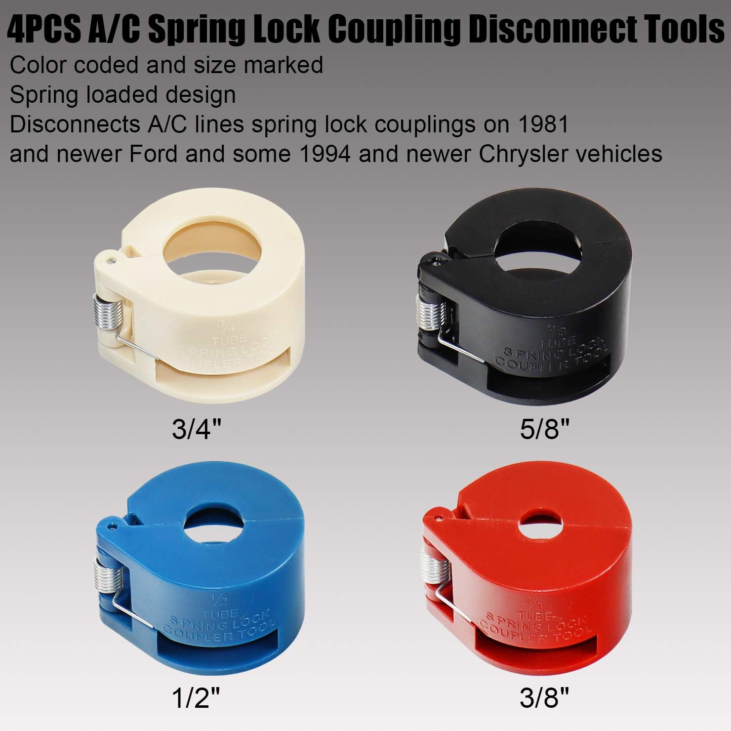 YSTOOL Master Quick Disconnect Tools 22PCS Kit for Automotive AC Line Fuel Hose and Transmission Oil Cooler Tube to Repair Fuel Pump Fuel Filter, Compatible with GM Ford Dodge Mazda and Chrysler : Automotive