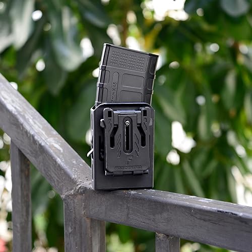 Miniatura 2 de Revistero para rifle estándar, funda de rifle Mag de 5.56, bolsa de revista con clip para cinturón para M4 M16, se adapta a todos los cargadores M y