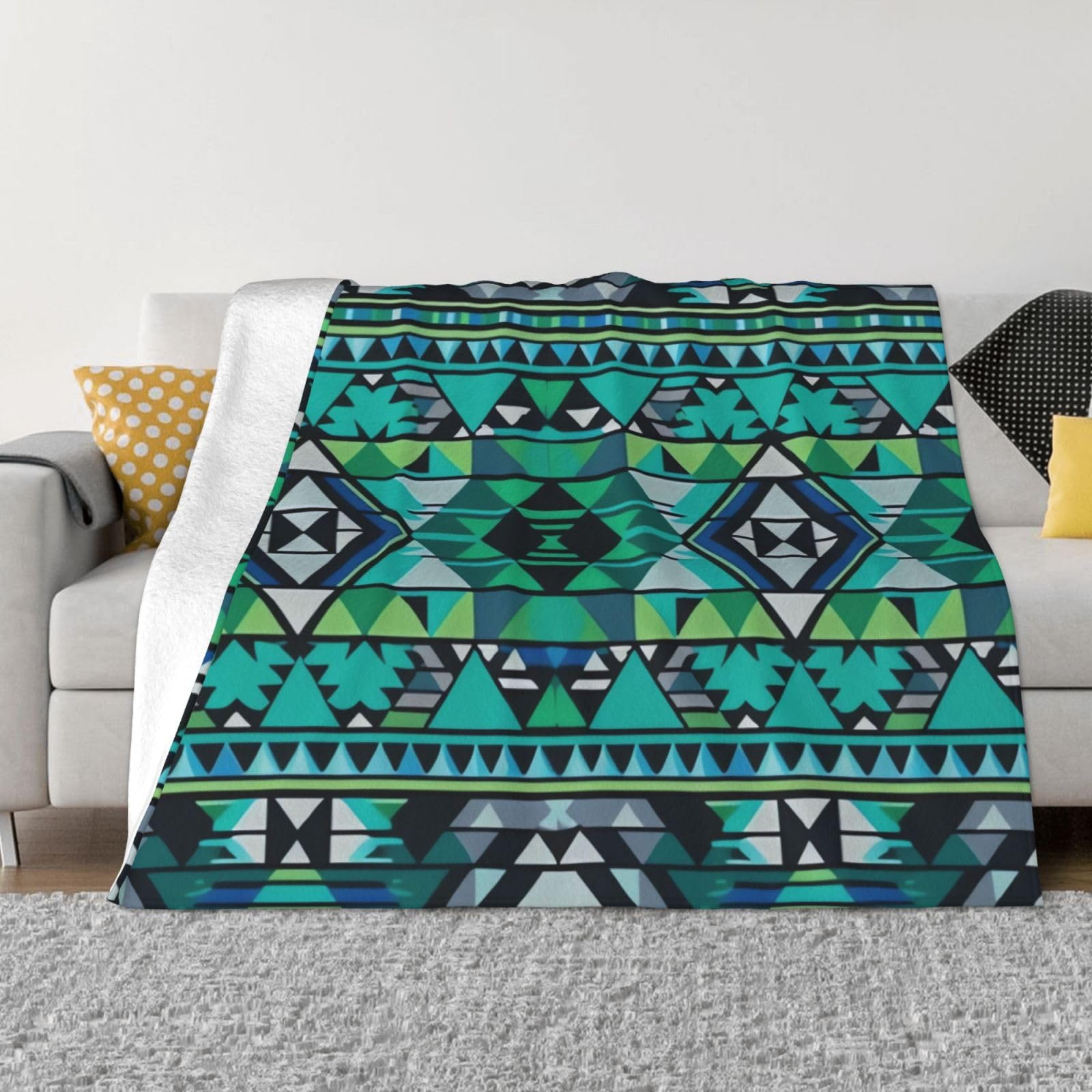 Couverture polaire anti-froid légère et douce pour canapé et lit 203x152cm