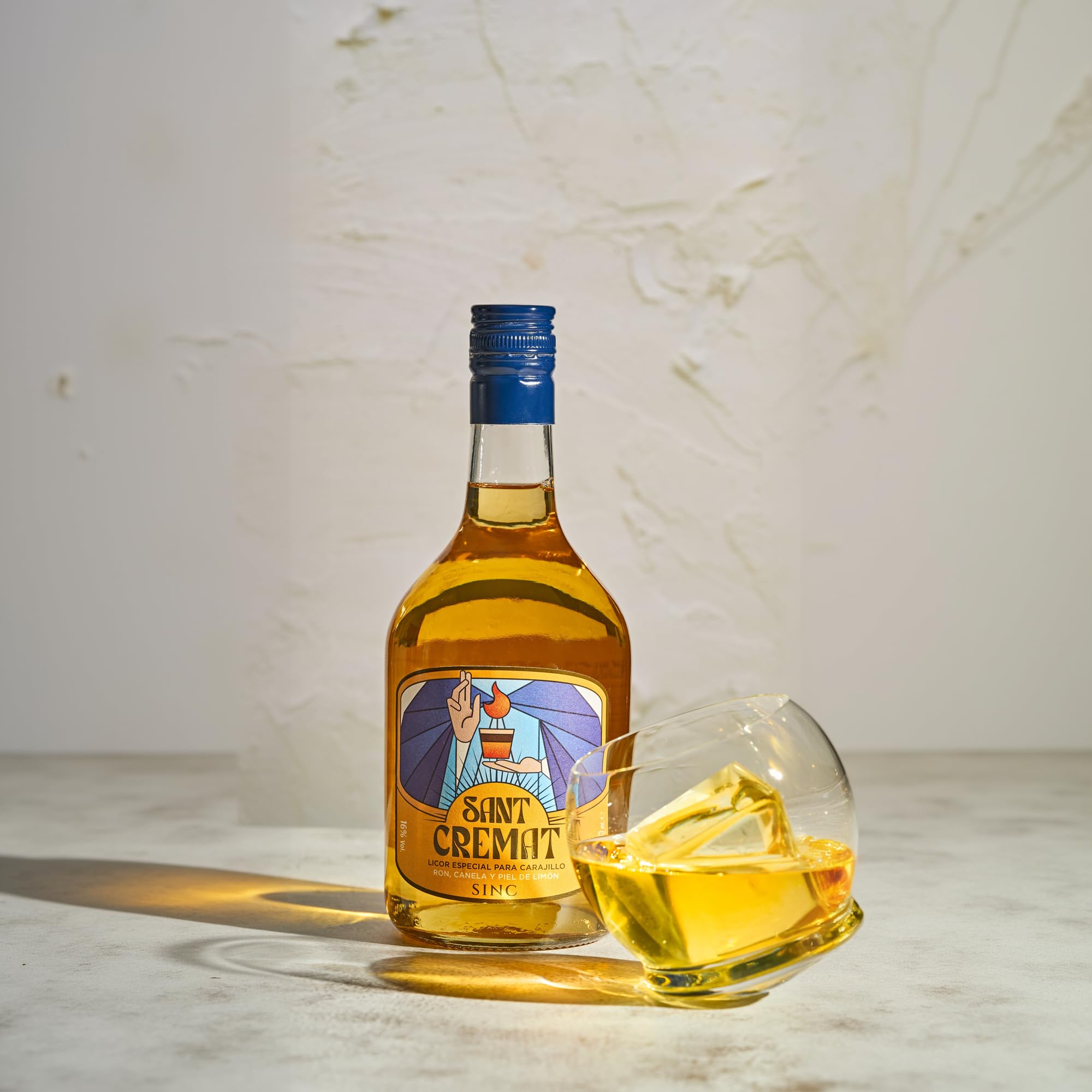 Sant Cremat Pack 2 – Licor para Cremaet y Carajillo | Ron, Canela y Limón | Licor especial cremaet para mezclar con Café Listo para Usar | Medalla de Oro CINVE 2024 | Tradición Valenciana