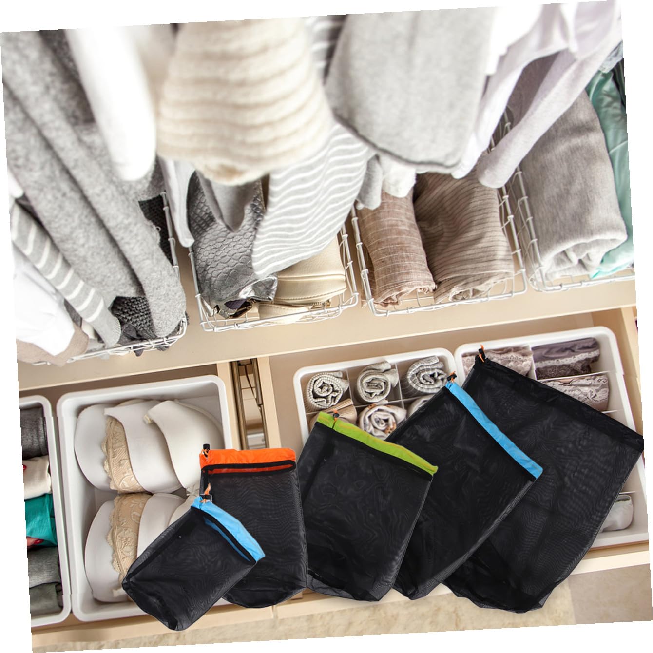 Toddmomy Sacchetto Coulisse per Campeggio Compressione per Sacco Pelo Sacchetto in Rete per Escursionismo Viaggio e Organizzazione di Vestiti e Attrezzatura