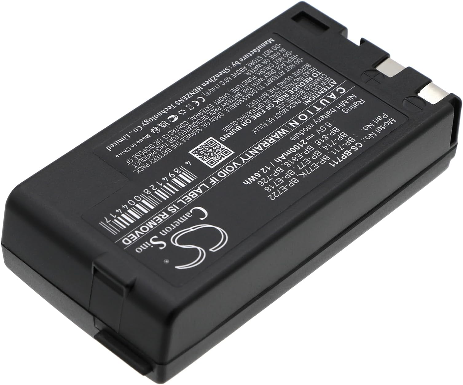 VINTRONS 6.0V Battery For Canon BP-E722, BP-E77K, BP-E718, BP-726, ES190, BP-711, UC8500, BP-818