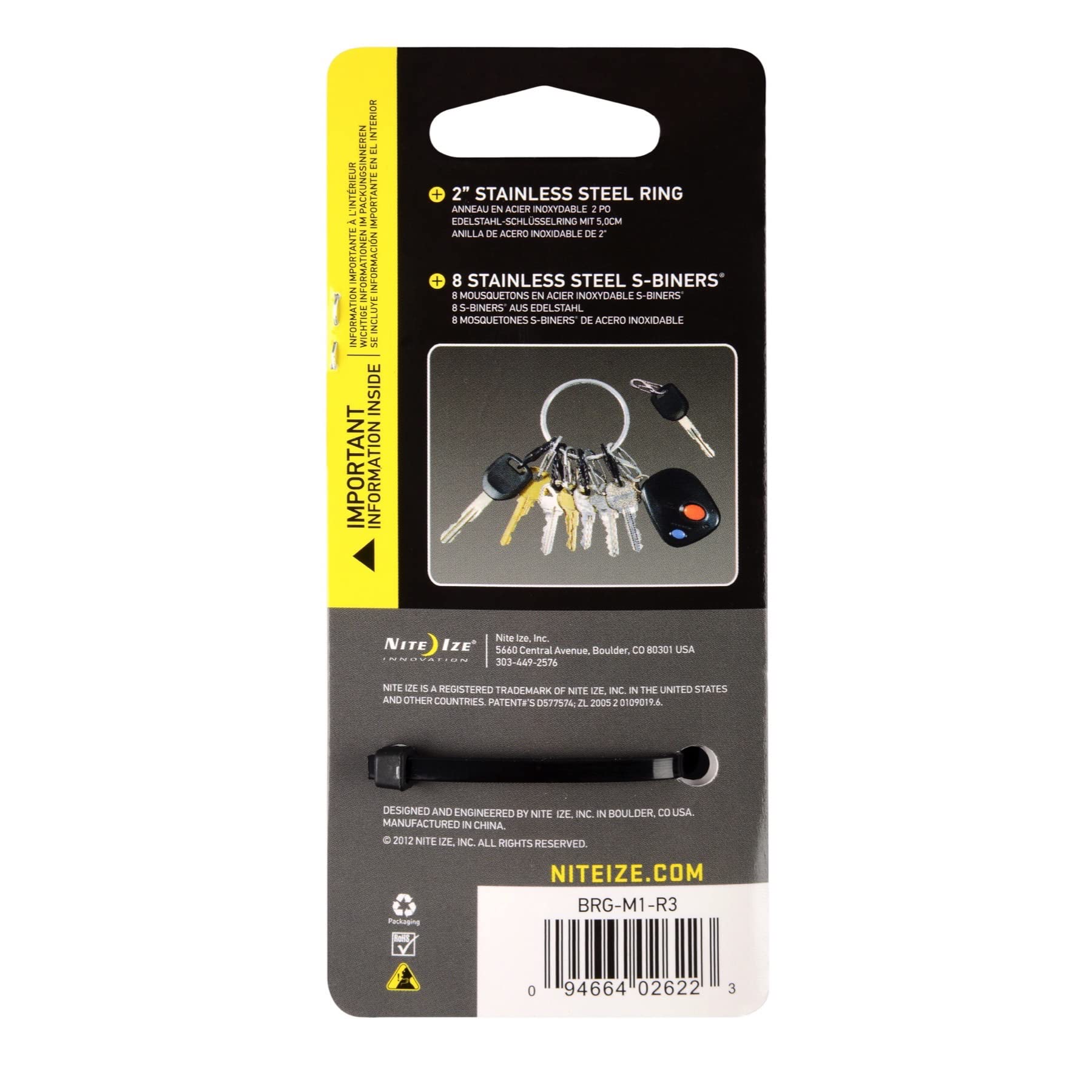 DMM Chimera Carabiner, Lime, One Size, A398LG